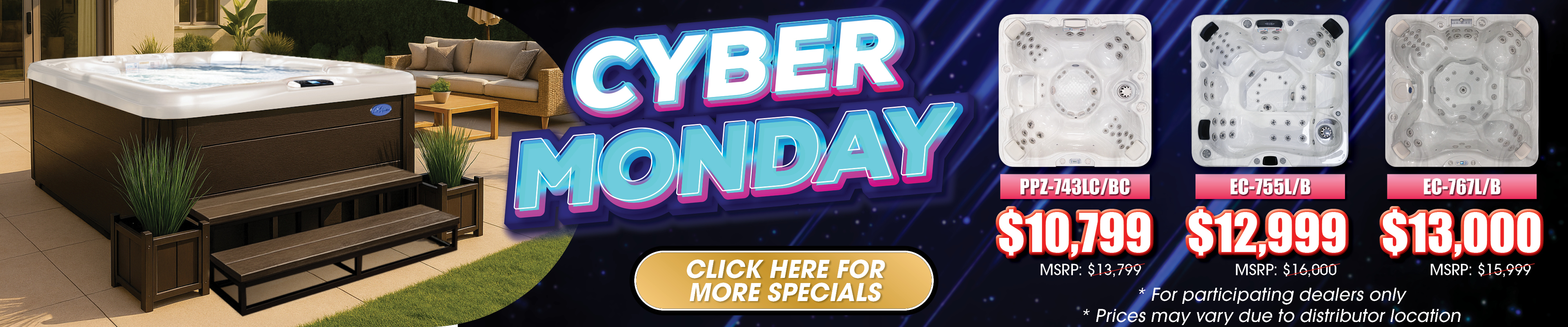 Calspas hot tub being used in a family setting - Placentia