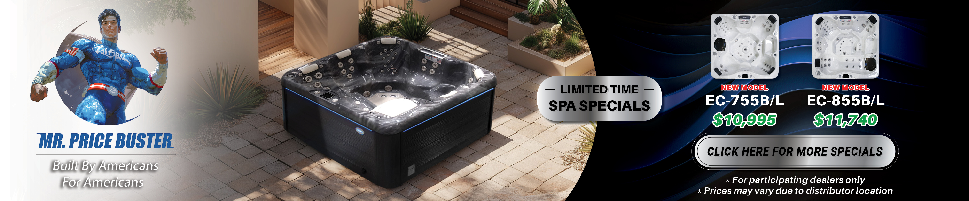Calspas hot tub being used in a family setting - Placentia